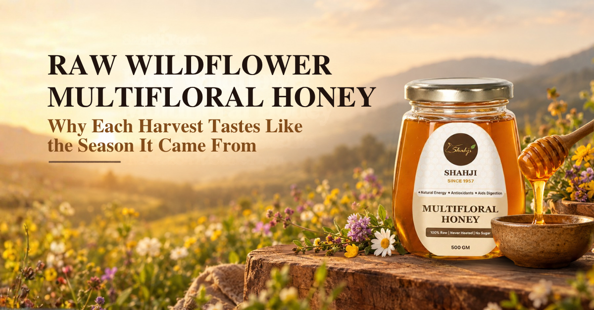 Raw Wildflower Multifloral Honey - Why Each Harvest Tastes Like the Season It Came From