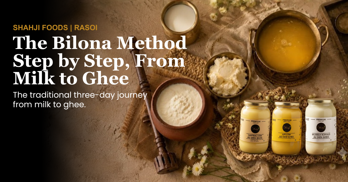 The Bilona Method - Step by Step, From Milk to Ghee