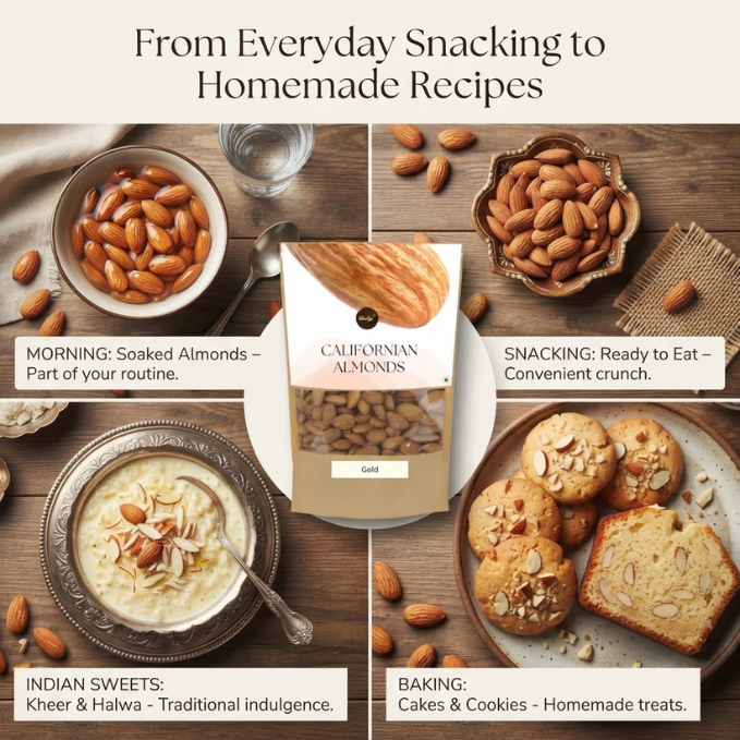 California Almonds Gold - Premium Badam