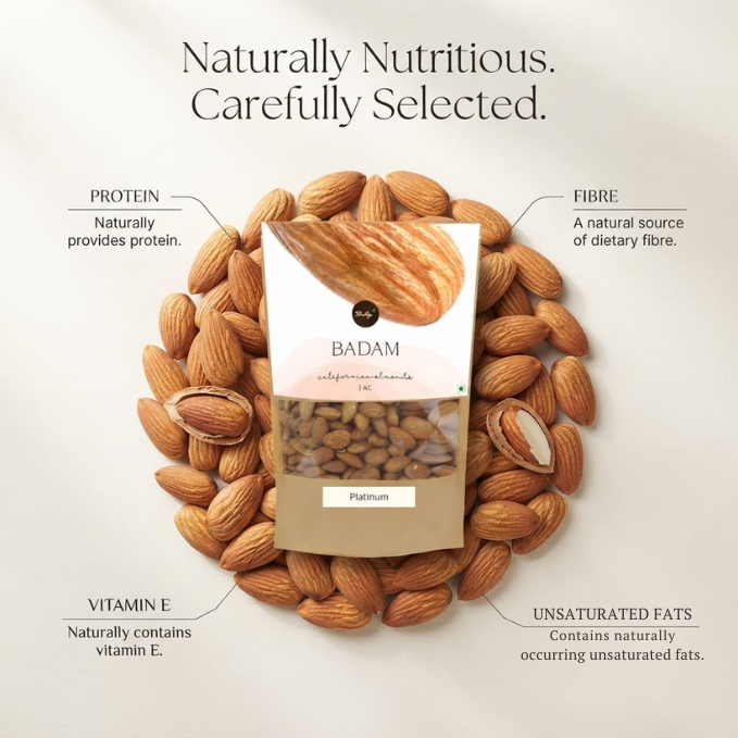 California Almonds Platinum - Sanora Badam