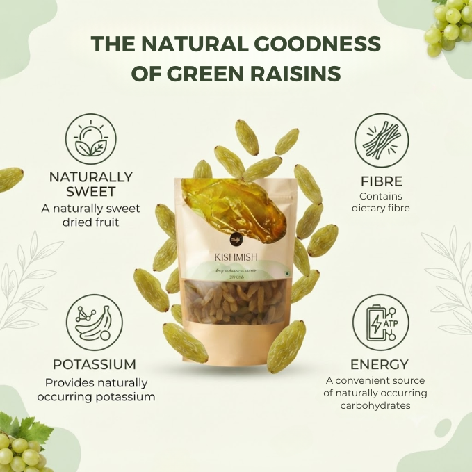 Dried Green Raisins - kishmish