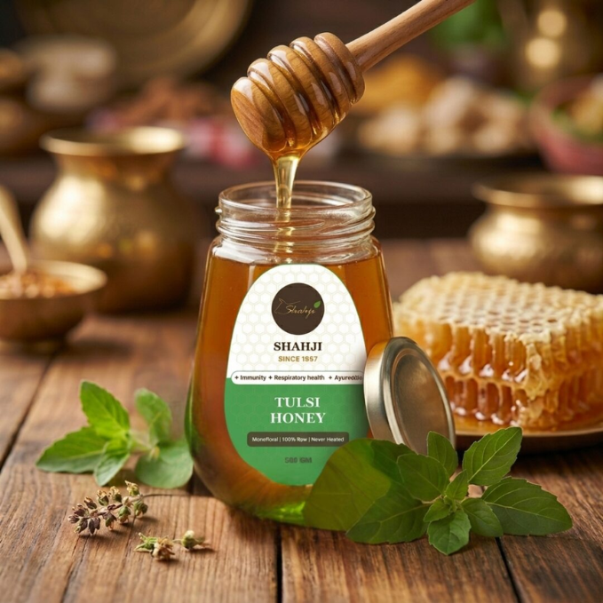 Tulsi Infused Honey
